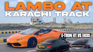 DOST KO CHORON NE LUT LIYA? | LAMBORGHINI AT KARACHI TRACK