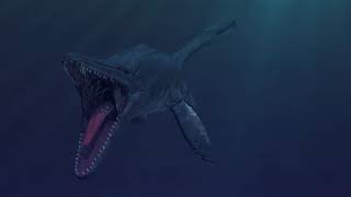 Squalicorax, Tylosaurus, Pistosaurus, Elasmosaurus Animaciones | Jurassictube