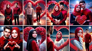 Couple stylish love beautiful Islamic DP photo girl cute love wallpaper hd #wallpaper #love