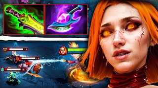 Lina Mid 30Kills Arcane Blink + Ethereal Blade Builds One Shot Max Attack Speed Dota 2