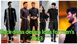 Black dress design Idea for men's 2023