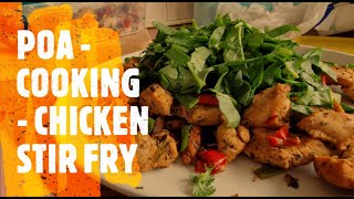 Pat Outdoor Adventure - POA - Cooking a Chicken Stir Fry with a twist -