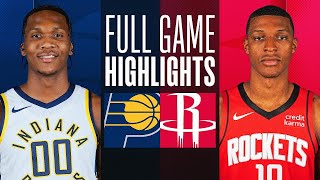 Houston Rockets vs. Indiana Pacers Full Game Highlights | Oct 10 | 2023 NBA Preseason