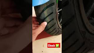 Trick for Brand new tyre