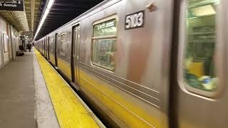 MTA NYCT: RARE Coney Island bound R68A W train departing 25 St