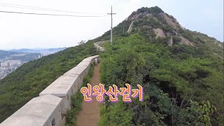 [4K🇰🇷]무더운여름 인왕산걷기 서울 도심속 아름다운 산 Walking to Inwangsan Seoul, Korea(Aug,2022)