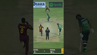 Mohammad Rizwan Tremendous Innings | Scores 59 Runs #PAKvWI #SportsCentral #Shorts #PCB MO2K