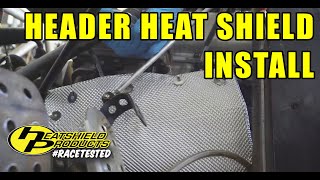 Header Heat Shield Install - Exhaust Wrap Upgrade