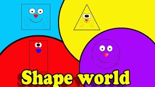 The Shapes | VIVASHAPES | Shapes World | In Shape World Everything Is The same. videos for kids.