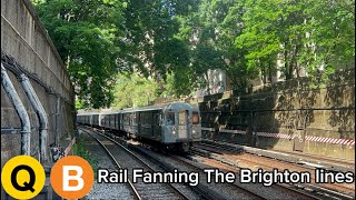 TransitNYC: Rail Fanning Brighton Lines @parkside station (B) (Q)