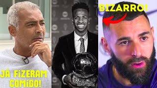 Dessa vez foi Romário e Benzema que defenderam Vini 😎