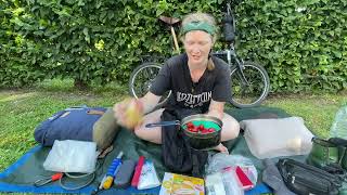 Bikepacking gear list for girls, how to pack for folding bike touring female edition