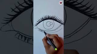 Easy Eye Drawing || #shorts #miniart #drawing