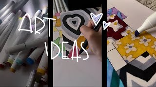 5 easy art ideas • made w/ alcohol markers