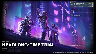 Destiny 2 Headlong: Time Trial Solo in 1:28 on Titan