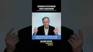 Реальность это отражение нашего подсознания | Анатолий Донской | Энергия мысли