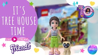 10 Years of Friendship - Lego Friends Tree House - live stream, build and cosy chat