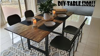 DIY Dining Table $200