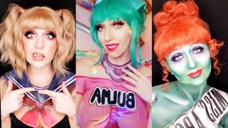 tik toker💐cosplay makeup body paint+spiderman/girl+Beetlejuice/art anime/ amazing compilation vol.2