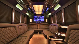 Luxury Limo Bus for 10-20 Guests by Cali Party Bus