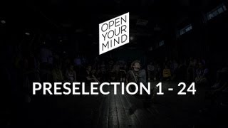 OPEN YOUR MIND | Experimental dance | Preselection 1 - 24