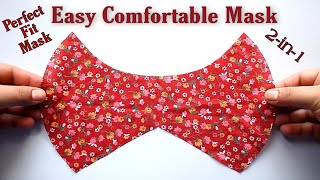 Very Easy & Beautiful New Style Breathable Mask - DIY Cloth Face Mask - Face Mask Sewing Tutorial