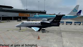 Prepar3D v4.5 Carenado Phenom 300 Amsterdam to Innsbruck