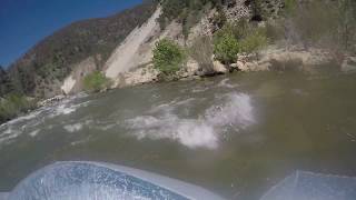 Class 4 river in a tube - West walker river