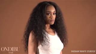 Ondibu Hair - Indian Wavy Curly Natural State