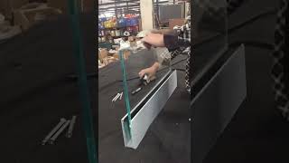 Hdsafe U channel Glass railing Installation HD L005