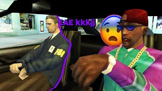 O POLICIAL PEGOU UMA CARONA kkkkjjj - GTA SA: CHAOS MOD [PARTE 60]