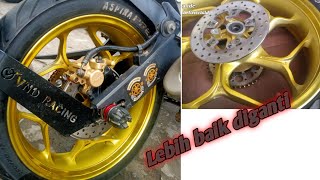 Review arm  banana part 2 bagian pengereman disc cakram|| new vixion