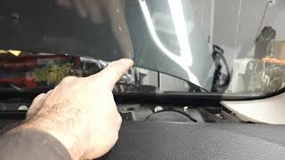 Dodge Grand Caravan dash and cluster removal