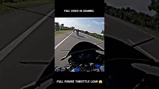 full power throttle lean 😱 #shorts