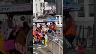 Hen party in Brighton street.