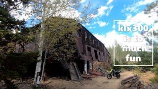 klx300sm trail ride and abandon buildings!