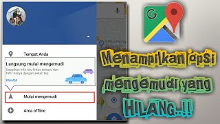 CARA MENAMPILKAN OPSI MODE MENGEMUDI GOOGLE MAPS YANG HILANG TANPA WIDGET ‼️ #googlemaps #gacor