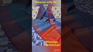 banarasi softy #banarasisaree #bestprice #sareelovers #instareels #instagram #festivalvibes