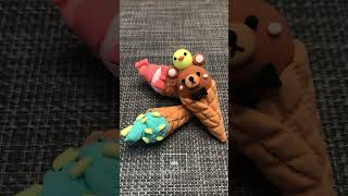 DIY Crafts Cone Ice Creams/DIY Clay Crafts/DIY Miniature Crafts/DIY School Crafts