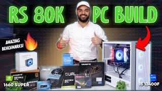 Intel 13th Gen PC Build Under Rs 80000 for Gaming & Editing 2023 | Intel i5 13400F & GTX 1660 Super