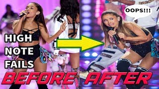 10 times Ariana Grande failed to hit a high note | Embarassing moments of ariana grande