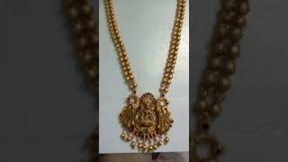 Lakshmi long haram with earrings🤩🤩500+shipping🥳watsapp 8148299183