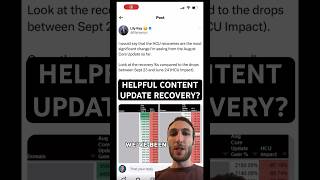 HCU recoveries from the August 2024 core update? 👀 #searchengineoptimization #seo #google