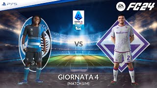 Atalanta - Fiorentina ⚽️ Serie A 2024/25 Match Sim ft. Lookman, Gosens | FC 24