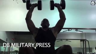 Regie Simmons Shoulder Workout 2014 Season Prep | Body Fuse