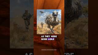 The Australian military lost a war against a flock of emus #facts #funfacts #shorts #amazing