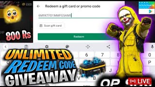 Redeem Code Hindi Garena Free Fire : 👍 Good stream | Playing Solo