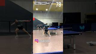 Unreal table tennis rally 😱 #shorts #tabletennis