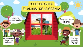 adivina! los animales de la granja |Trivia, Juega y Aprende