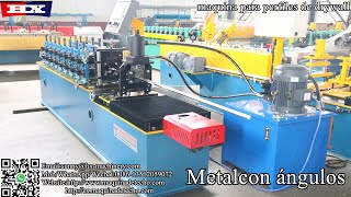 Maquina para perfiles de drywall【Metalcon ángulos】